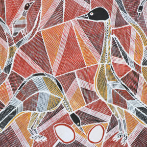 Manimunak (Magpie Goose) - Paper - Larry Bangarr