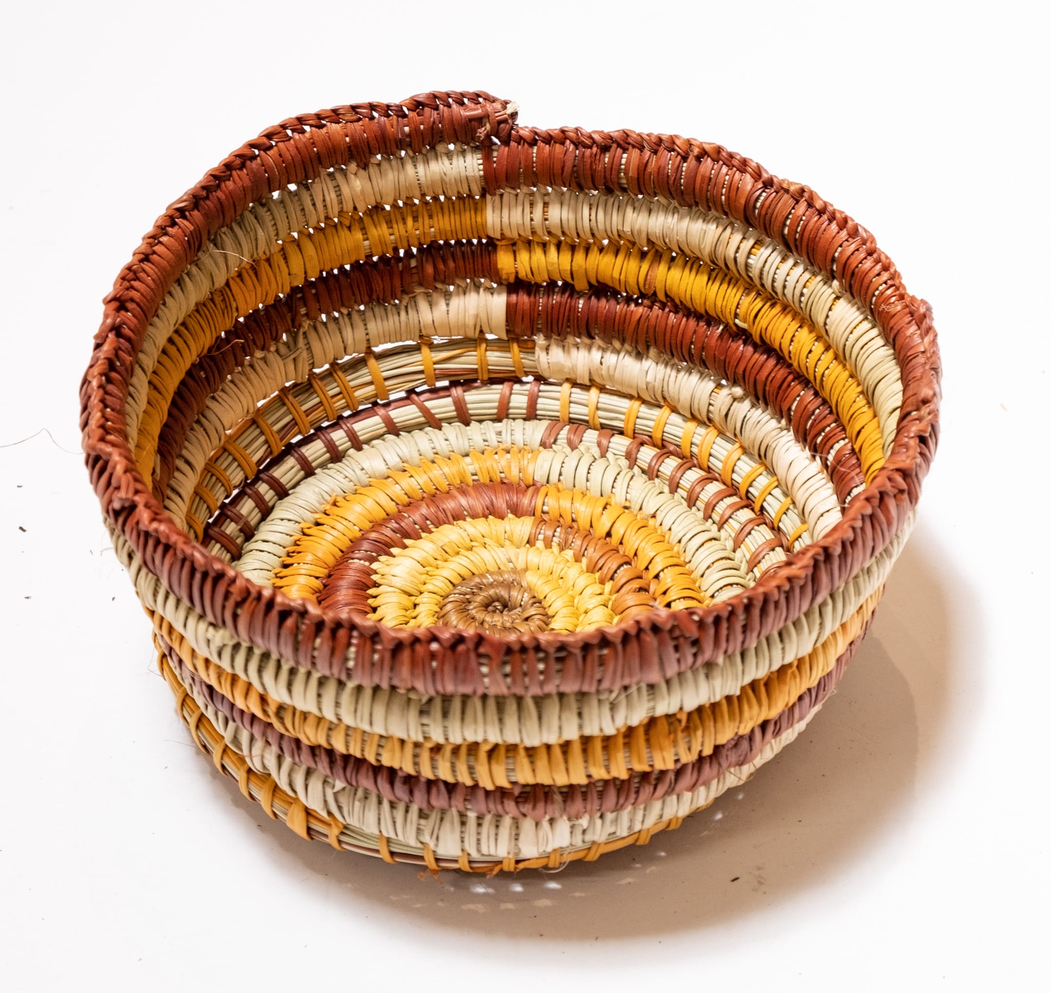 Coiled Pandanus Basket
