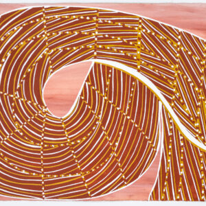 Ngalyod (Rainbow Serpent) - Paper - Joe Guymala