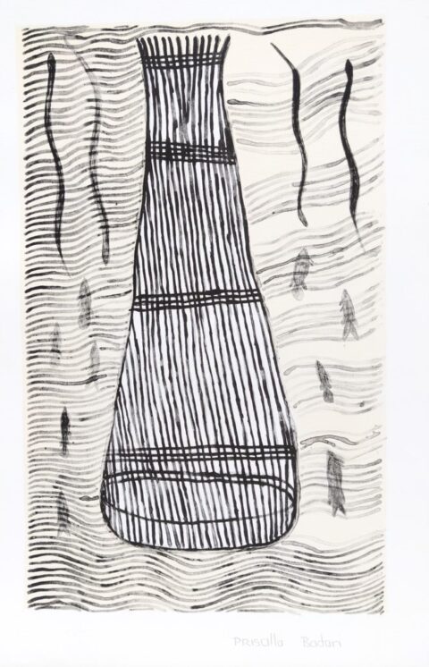 Mandjabu (fish trap) APW - Print - Priscilla Badari