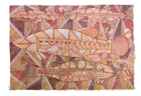 Billabong Scene - Paper - Glen Namundja
