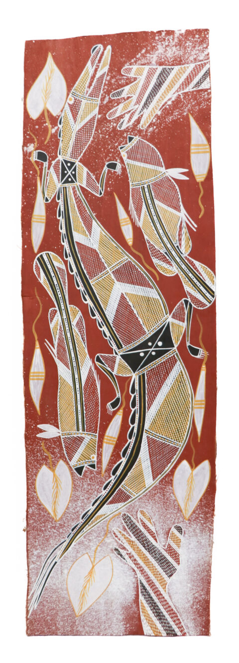 Billabong Scene (with Kinga) - Bark - William Manakgu