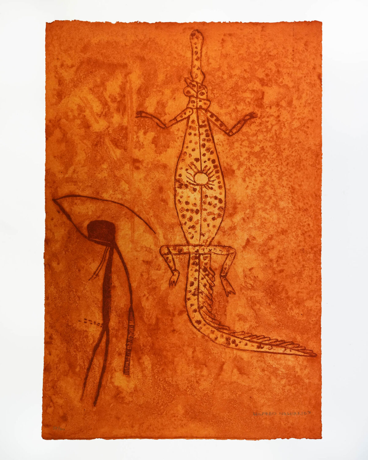 Mimih Hunting Kinga - Print - Wilfred Nawirridj