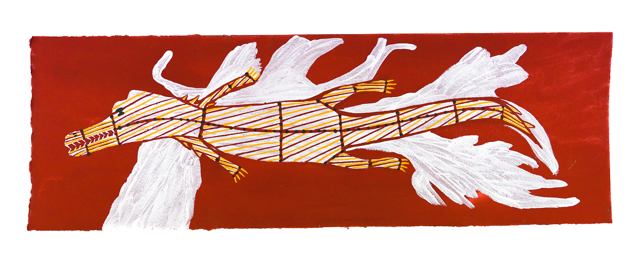 Kumoken (Freshwater Crocodile) - Paper - Joe Guymala