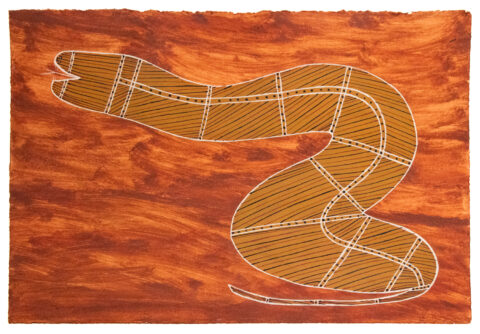 Dadbe (King Brown Snake) - Paper - Joe Guymala