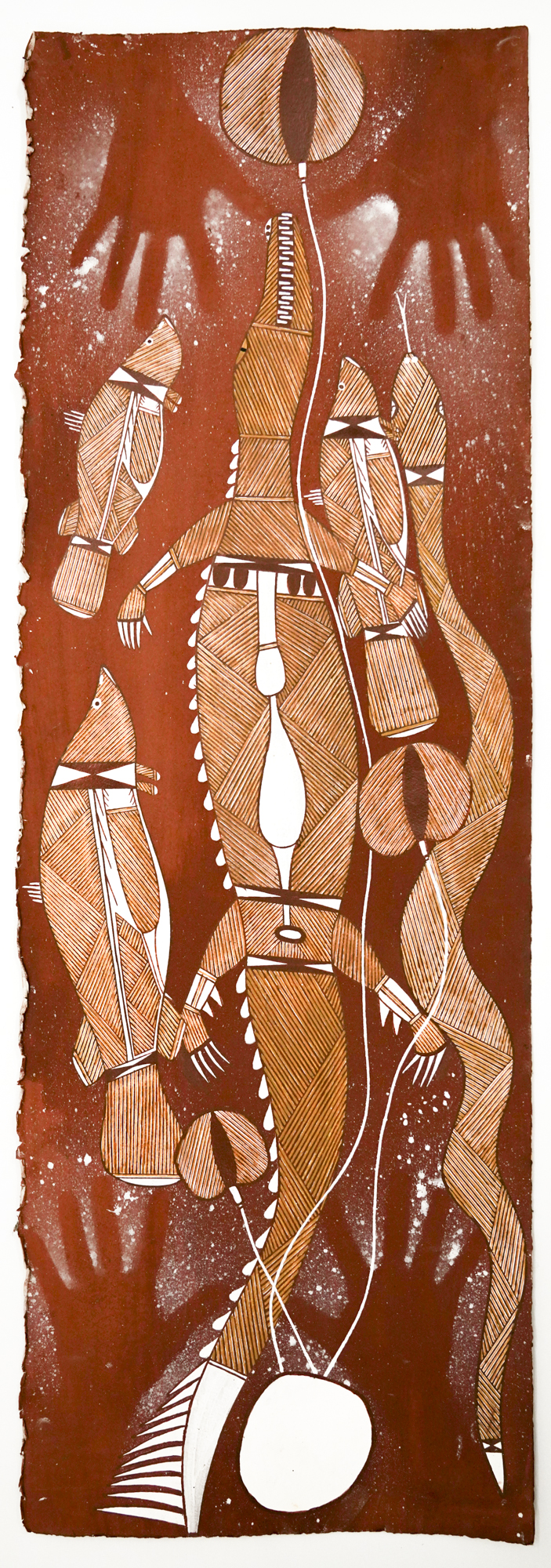 Kulabbarl (Billabong) - Paper - Roland Burrunali