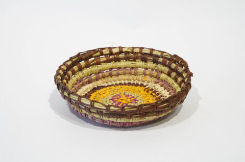 Coiled Pandanus Basket - Fibre - Doreen Djorlom